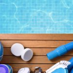 Chemical products and tools for pool maintenance